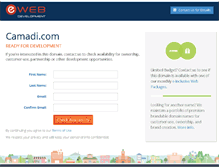 Tablet Screenshot of camadi.com